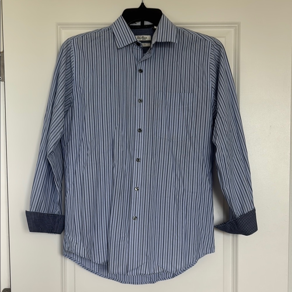 Blue Striped Men's Shirt